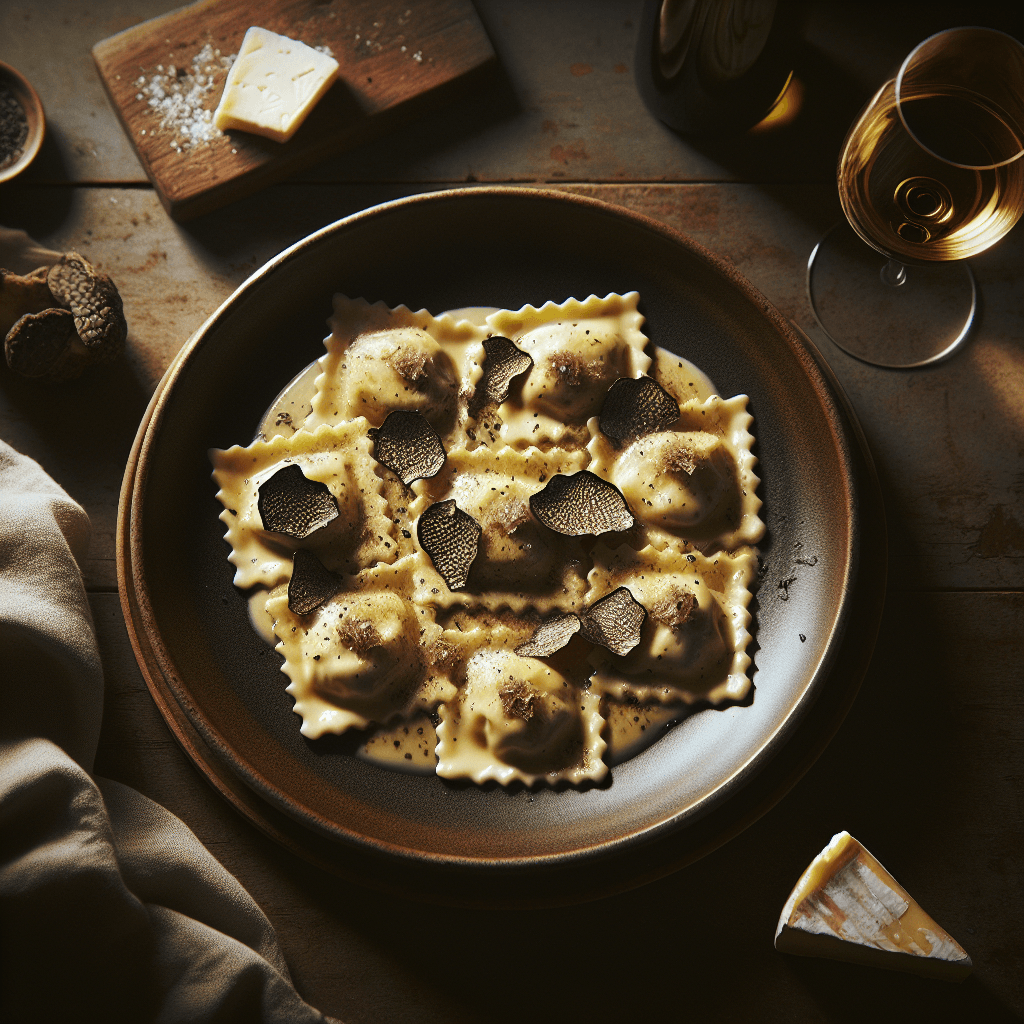 Truffle Brie Ravioli