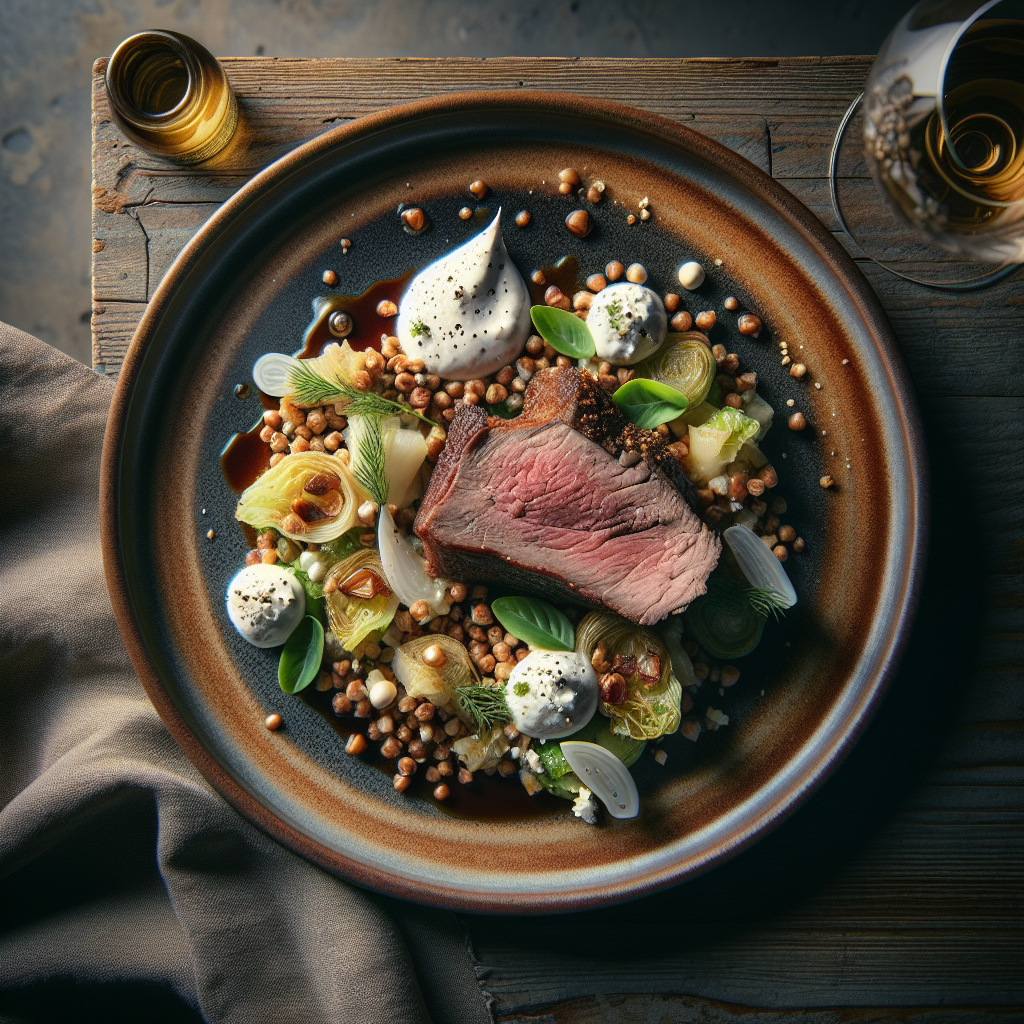 Lamb with Buckwheat
