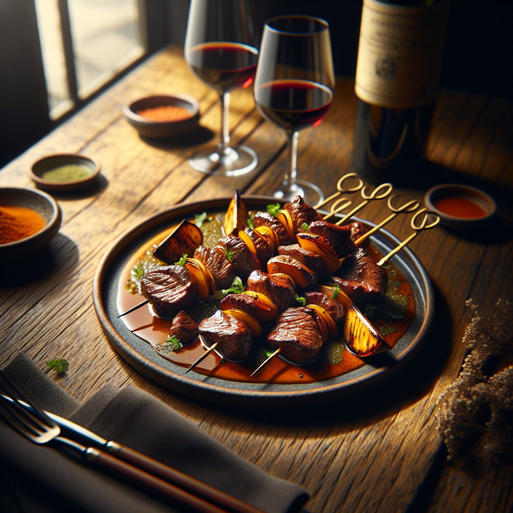 Anticuchos de Corazon