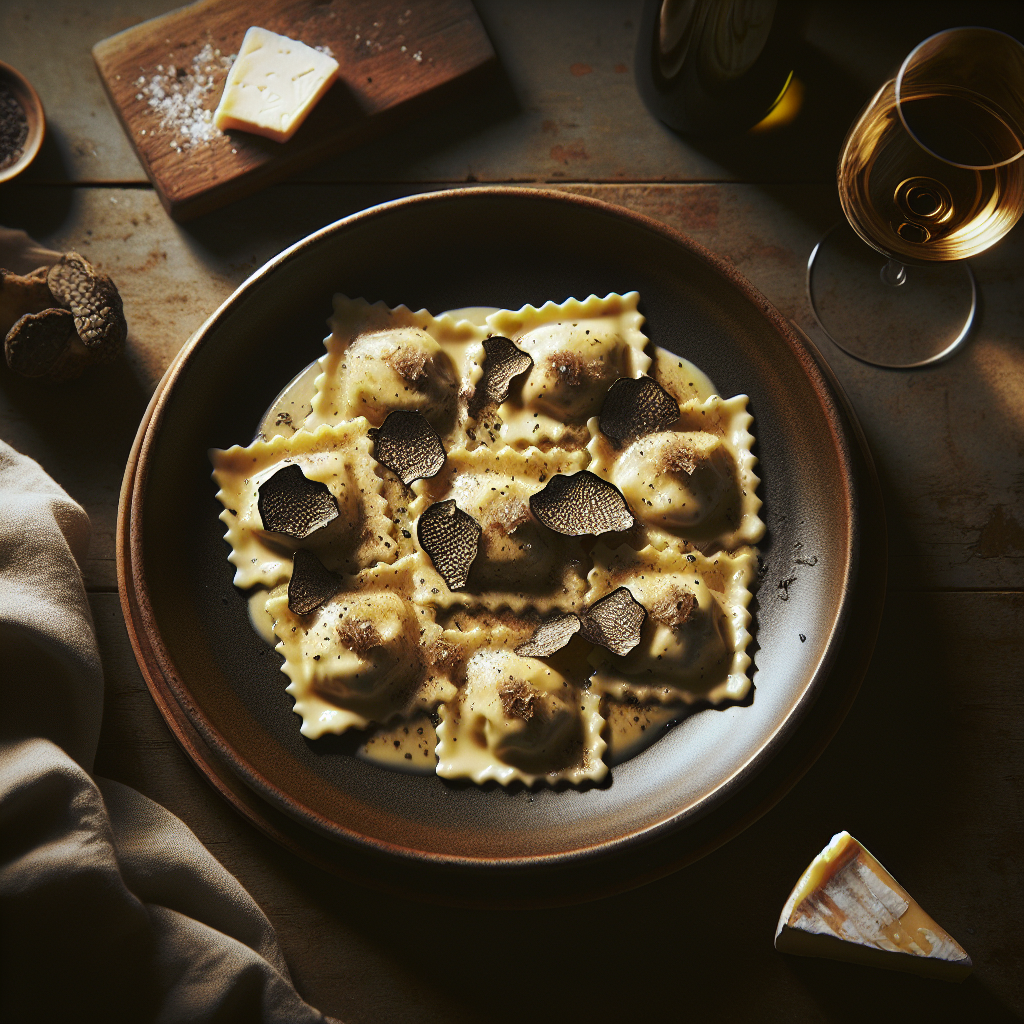 Truffle Brie Ravioli